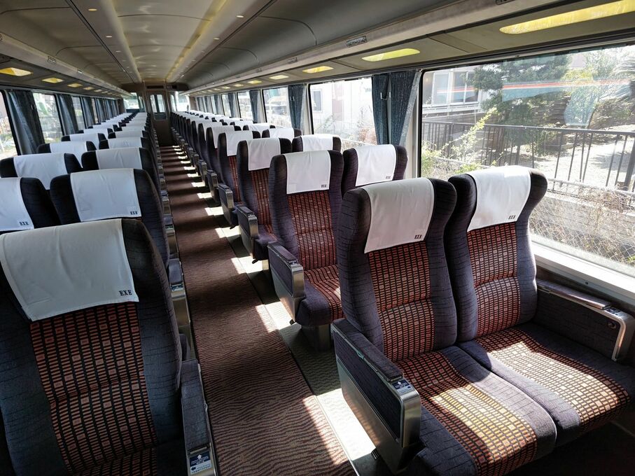 最終値下げ】小田急電鉄 特急ロマンスカー GSE EXE 座席生地
