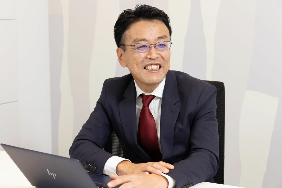 建設資材の野原ホールディングスに転職を果たした森田繁雄さん（撮影：佐々木仁）