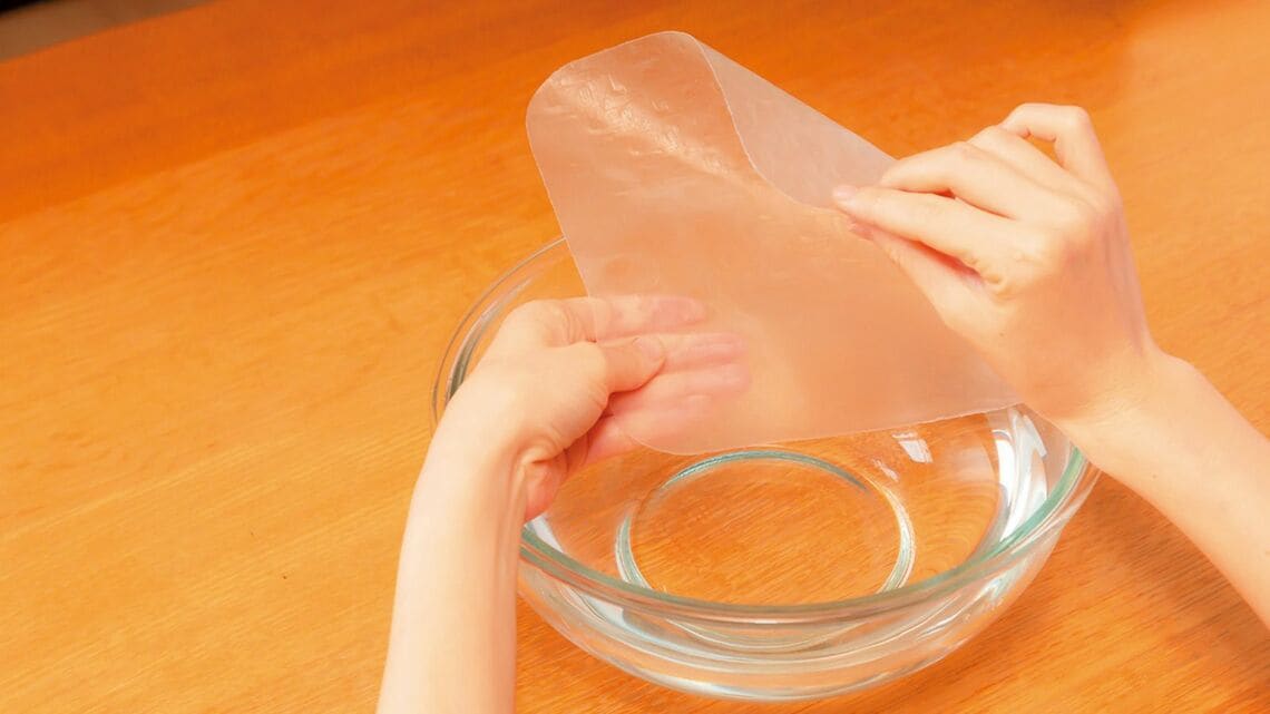 ライスペーパーのもどし方