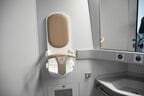 ブルースのトイレに設置されたコンビウィズのベビーチェア