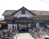 伊予鉄道発足当初の終点だった三津駅の旧駅舎（撮影：南正時）
