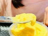 オムライスプレートだけに付いているプリン。結構本格的な味だった（筆者撮影）