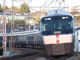 ロマンスカーの中ではやや地味な「EXE」だが沿線通勤客の人気は高い（編集部撮影）
