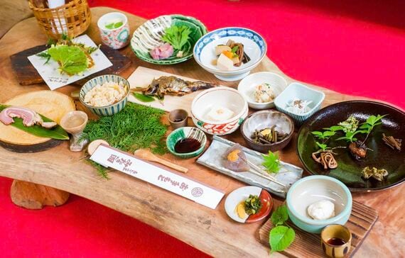 みたき園で提供されるコース料理