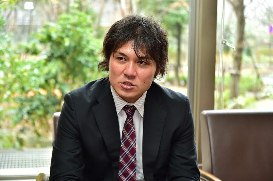 ジャイアンツ時代を振り返る辻内。『プロ野球戦力外通告～クビを宣告された男達』（TBS系）は12月30日（日）夜11時から放送です（写真：TBSテレビ提供）