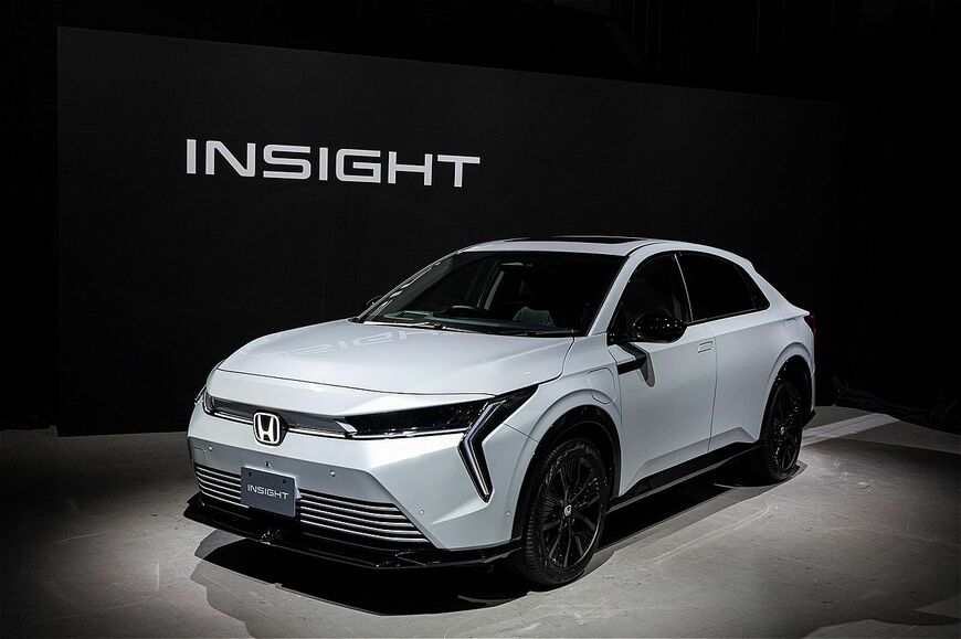 ホンダが2026年春発売を予定している新型BEV「インサイト」（写真：三木 宏章）