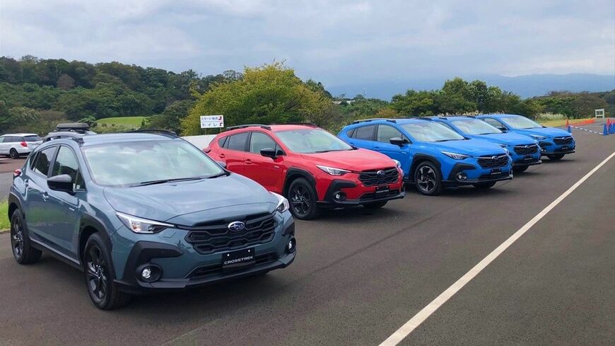 「CROSSTREK：クロストレック」のプロトタイプ試乗会が行われた