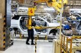 エクスフォースHEVなどの生産を行う、三菱のレムチャバン工場（筆者撮影）