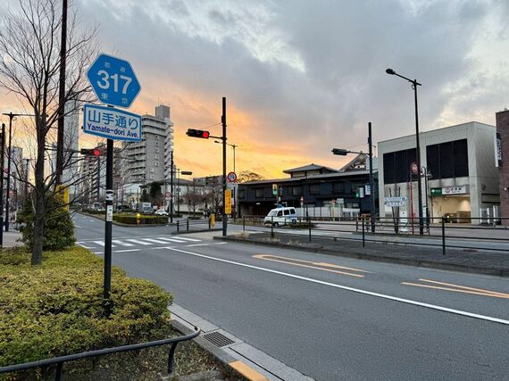 中井駅前の景色
