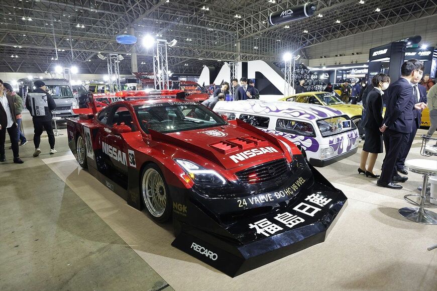 国際情報工科自動車大学校による「令和のスーパーシルエットver.Westrern Police」（写真：オートサロン事務局）