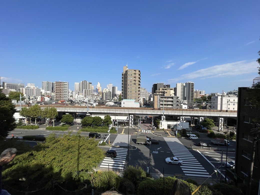 品川富士の頂上からの風景
