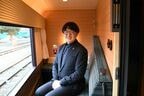 ６号車グリーン個室内の川西デザイナー