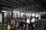 ジョグジャカルタ駅のKCI（ソロ方面）改札（筆者撮影）