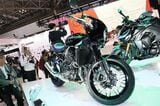 カワサキの新型「Z900RSカフェ」(筆者撮影）