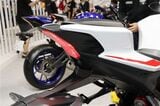 第52回 東京モーターサイクルショーに参考出品されたヤマハ「YZF-R9」（筆者撮影）