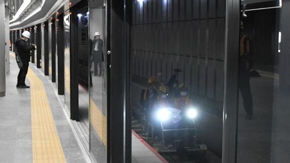 うめきた新駅地下ホーム