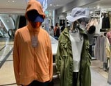 「WorkmanColorsイグジットメルサ銀座店」には他のUVカット商品も展示されていた（筆者撮影）