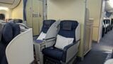 ビジネスクラスの座席