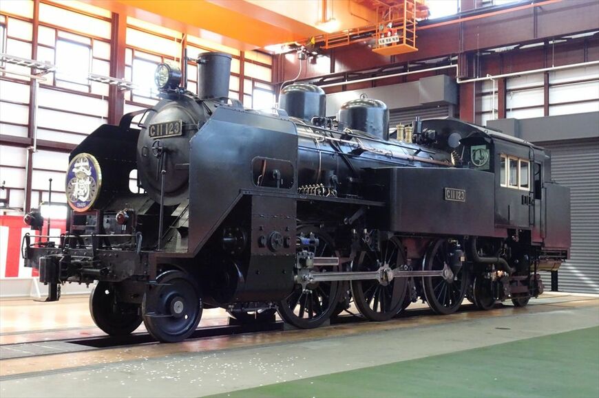 動態復元されたC11形123号機の「火入れ式」＝2021年12月24日（撮影：南正時）