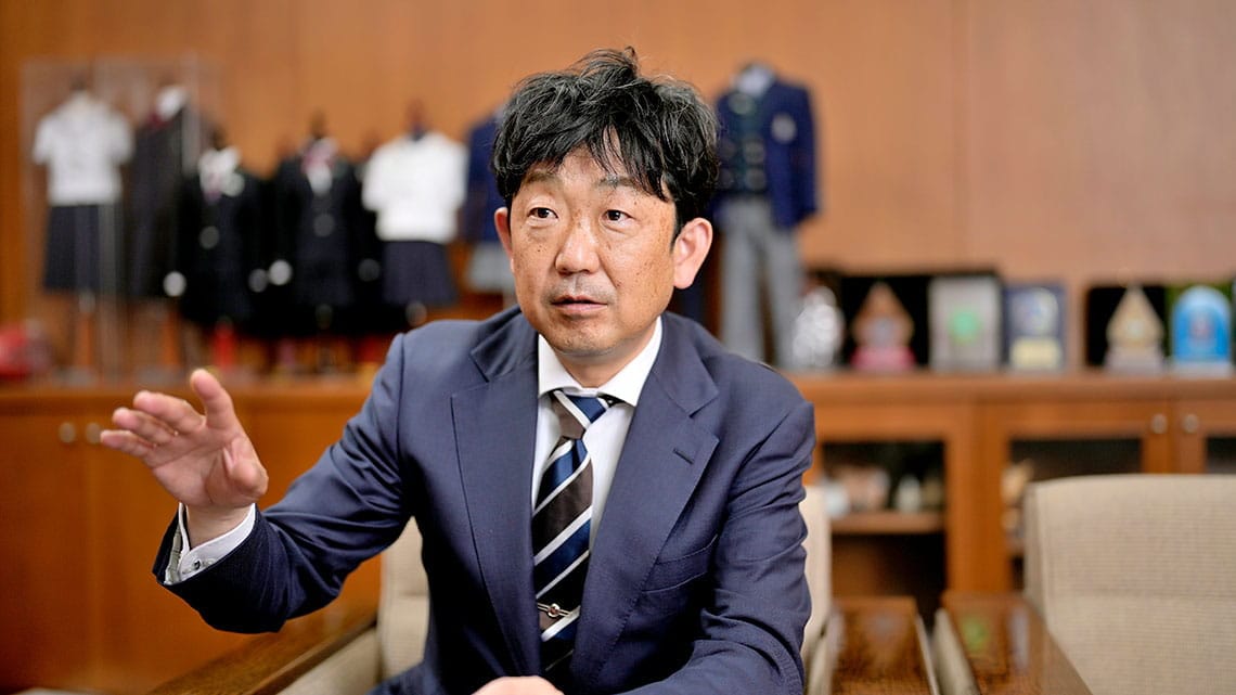 中村好孝（なかむら・よしたか）武蔵野大学中学校・高等学校 校長（写真：梅谷秀司）