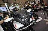 XL750トランザルプの展示車両（筆者撮影）
