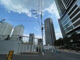 勝どき地区の再開発現場（筆者撮影）