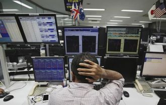 1ドル=104円台､米大統領選以来初めて突入