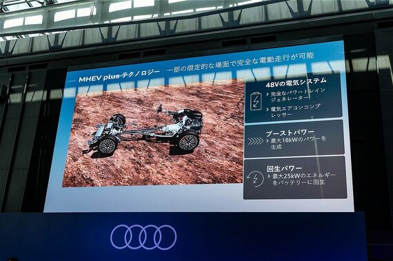 マイルドハイブリッドシステムについてのプレゼンテーション資料
