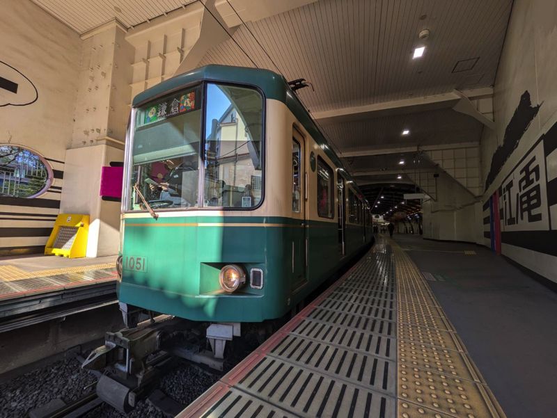 江ノ電1001編成（筆者撮影）