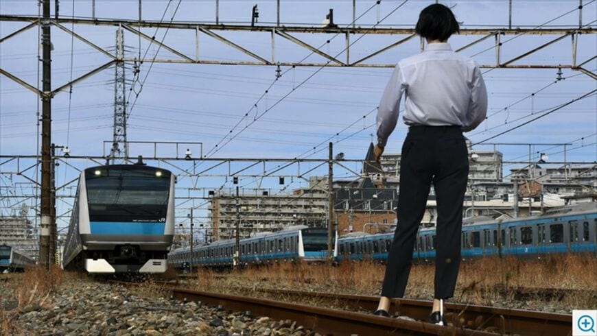 JR東日本 障害物検知試験