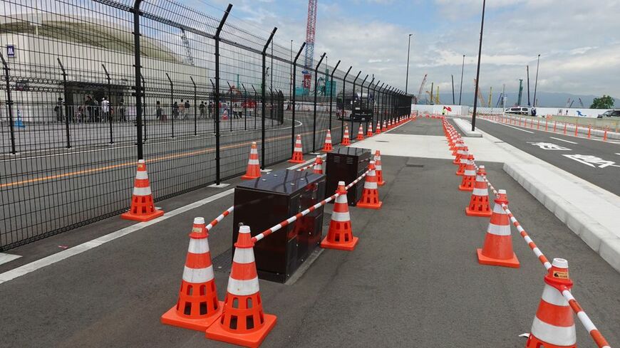 徒歩移動ルートの経路