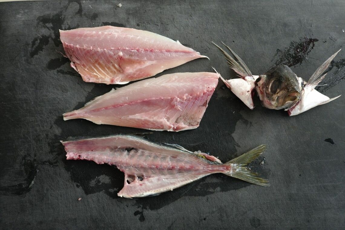 3枚おろしの完成