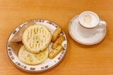 サイゼリヤのモーニング、朝サイゼのフォッカチオセットは、ドリンクバー付きで300円（筆者撮影）