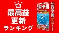 最高益更新ランキング102 上場以来で最も高い利益が見込める