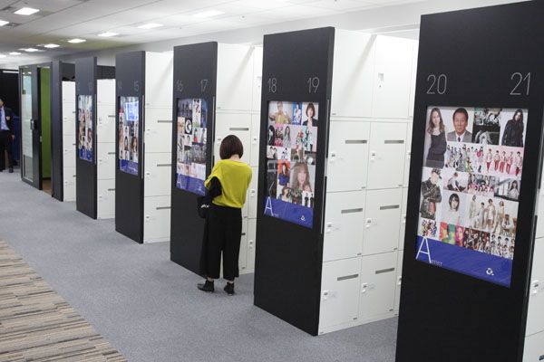 もちろんロッカーも充実している