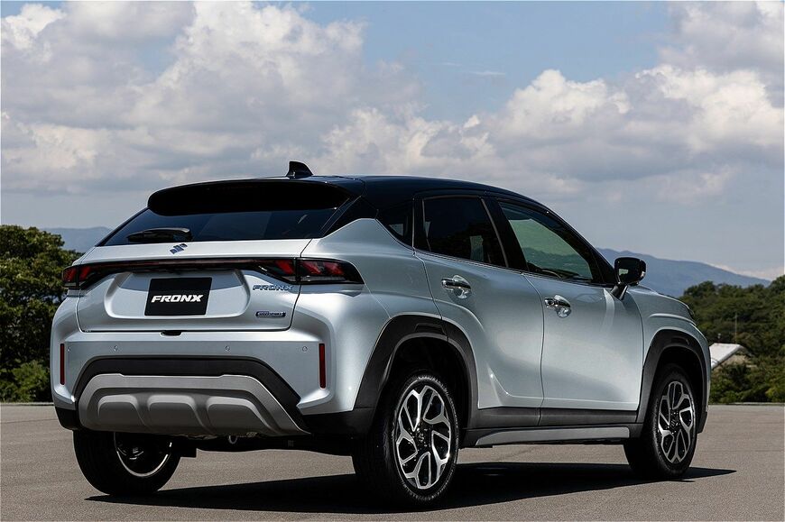 スズキ新型SUV「フロンクス（プロトタイプ）」のディテール（写真：三木宏章）