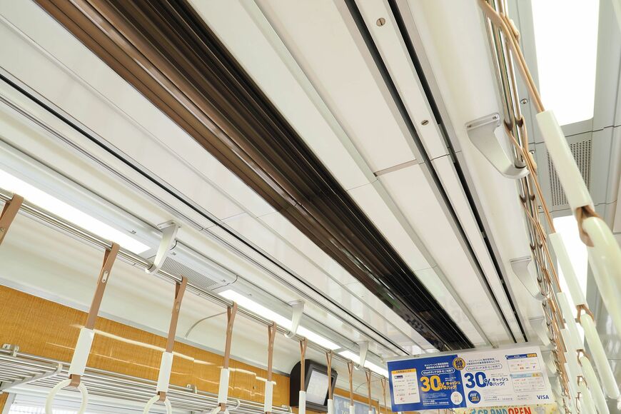 能勢電鉄　7200系　車内