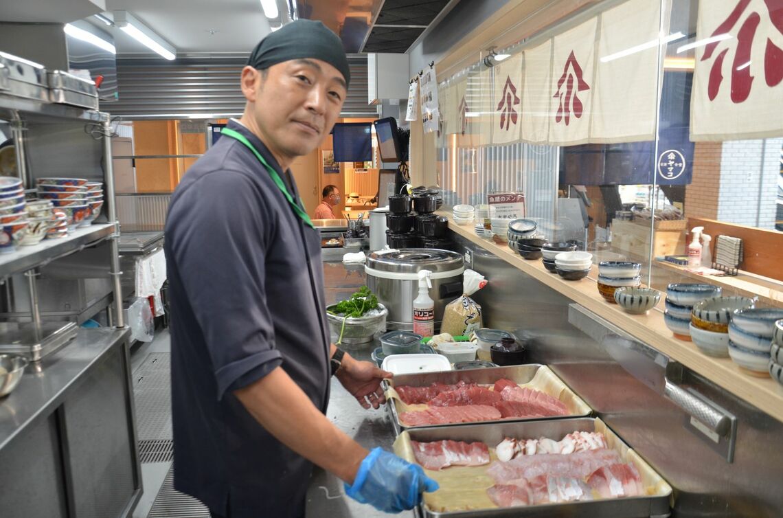 大川魚店4代目社長・大川勝正さん（撮影・筆者）
