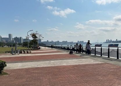 源味本舗が店を構える淡水（写真：筆者撮影）