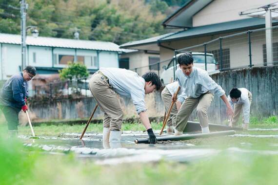 地域みらい留学先での高校生の様子