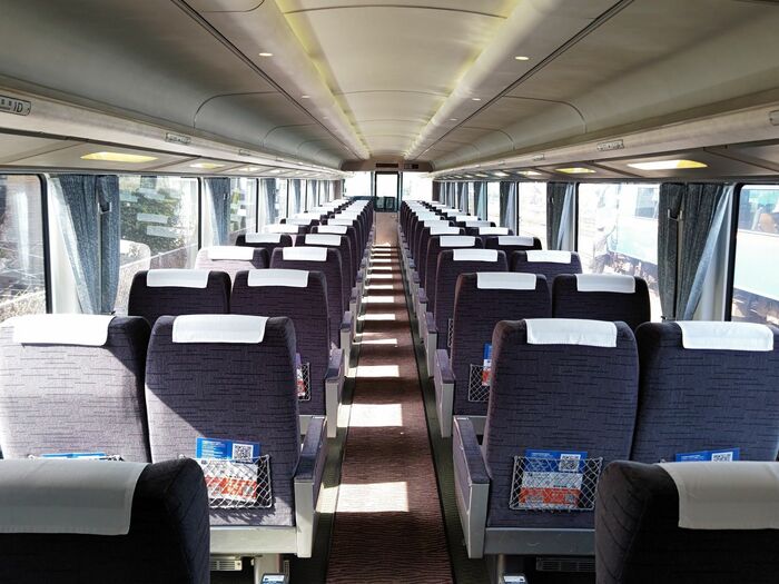 展望席のない先頭車両