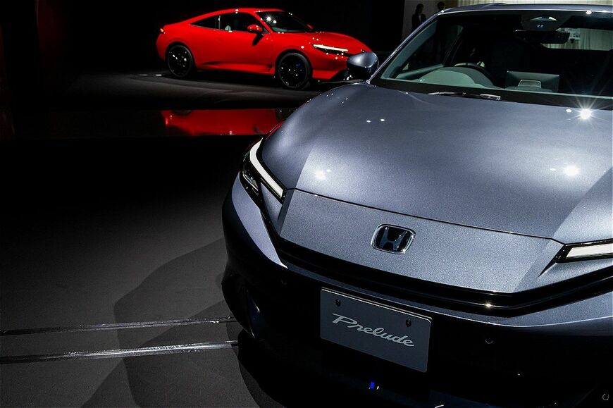 ホンダの新型「プレリュード」（写真：三木 宏章）