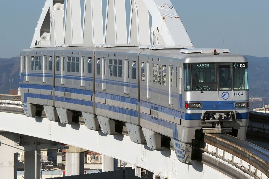 大阪モノレール　1000系04編成