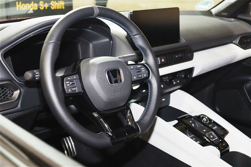 2025年秋発売予定のホンダ新型「プレリュード」（筆者撮影）