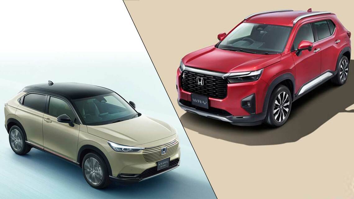 ホンダのコンパクトSUV「ヴェゼル」と「WR-V」