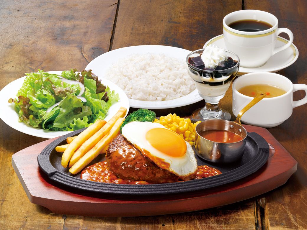 黒黒ハンバーグスペシャルランチ