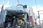 アーケード商店街と川越街道