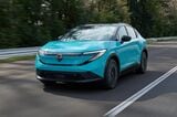 2025年6月に先行公開された3代目「リーフ」のエクステリア（写真：日産自動車）