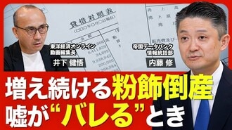 【“粉飾倒産”が過去最多を更新】金融庁が…