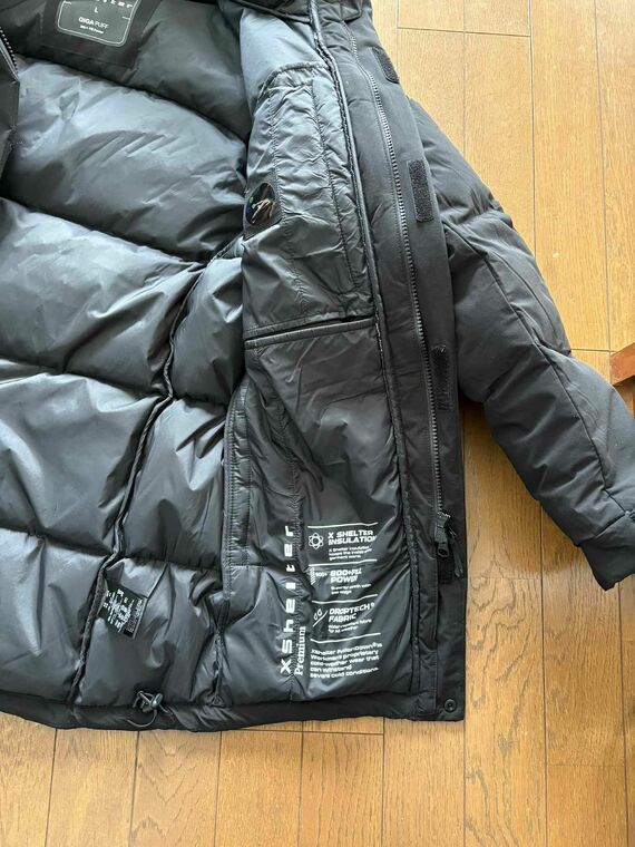 ワークマン エックスシェルター断熱αプレミアムギガパフ